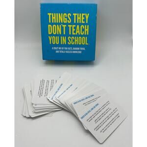 Hygge Games Things They Don't Teach You in School Party Trivia Game Complete Box